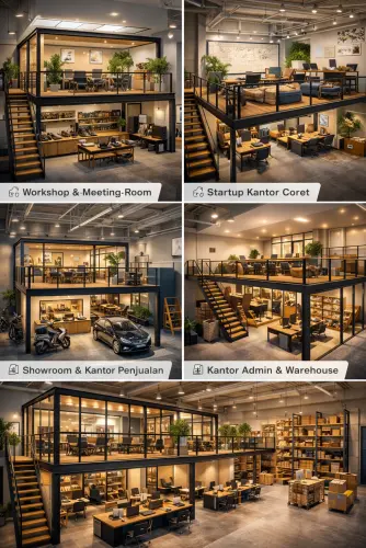 Mezzanine Ruang Kantor di Tambun Selatan