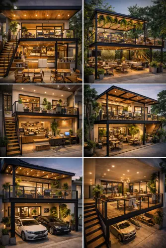 Mezannine Cafe Modern di Tambun Selatan